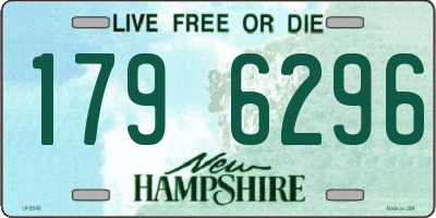 NH license plate 1796296