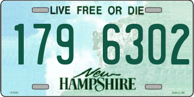 NH license plate 1796302