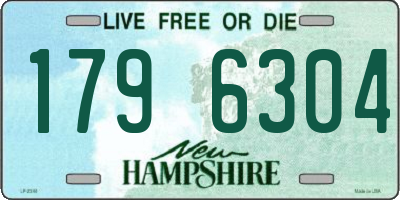 NH license plate 1796304