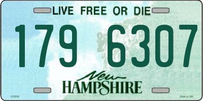 NH license plate 1796307
