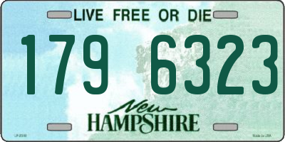 NH license plate 1796323