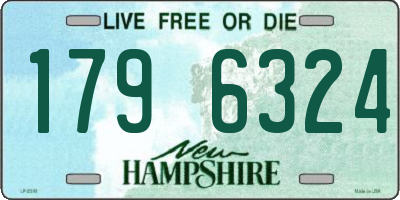 NH license plate 1796324