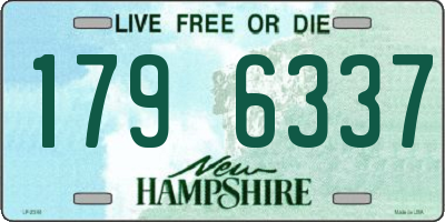 NH license plate 1796337