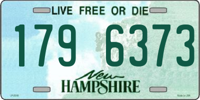 NH license plate 1796373