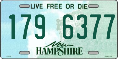 NH license plate 1796377