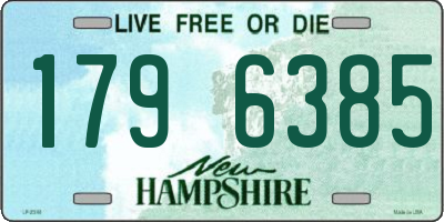 NH license plate 1796385