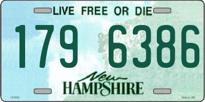 NH license plate 1796386