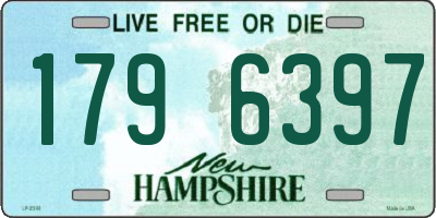 NH license plate 1796397
