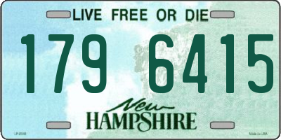 NH license plate 1796415