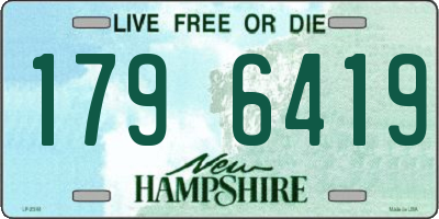 NH license plate 1796419