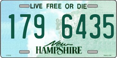 NH license plate 1796435