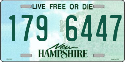 NH license plate 1796447