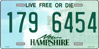 NH license plate 1796454