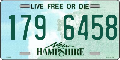NH license plate 1796458