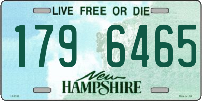 NH license plate 1796465