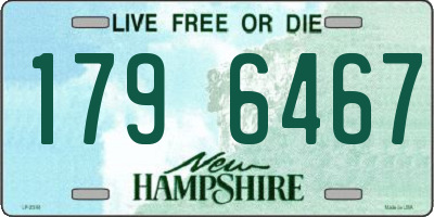 NH license plate 1796467