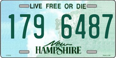 NH license plate 1796487