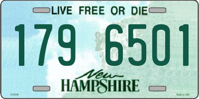 NH license plate 1796501