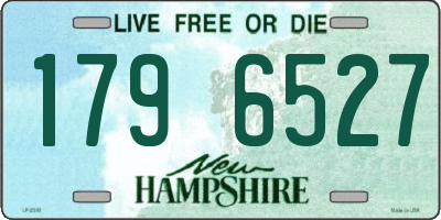 NH license plate 1796527
