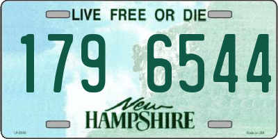 NH license plate 1796544