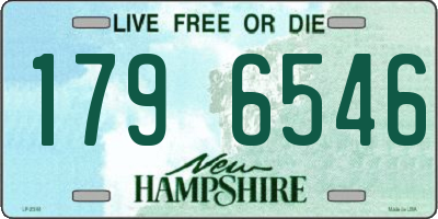 NH license plate 1796546