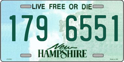 NH license plate 1796551