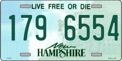 NH license plate 1796554