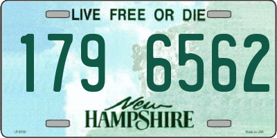 NH license plate 1796562
