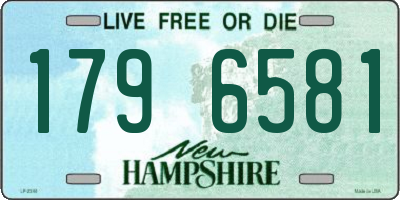 NH license plate 1796581