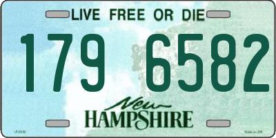 NH license plate 1796582