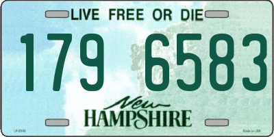 NH license plate 1796583