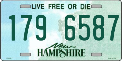 NH license plate 1796587