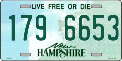 NH license plate 1796653