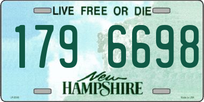 NH license plate 1796698