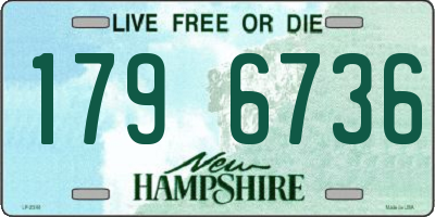 NH license plate 1796736
