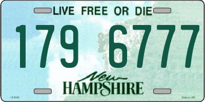 NH license plate 1796777