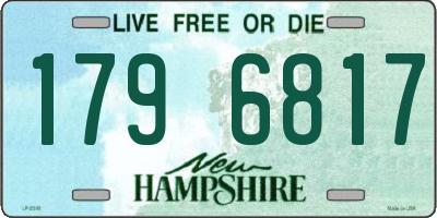 NH license plate 1796817