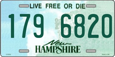 NH license plate 1796820