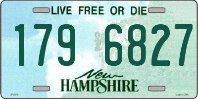 NH license plate 1796827