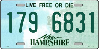 NH license plate 1796831