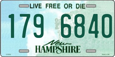 NH license plate 1796840