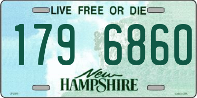 NH license plate 1796860