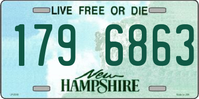 NH license plate 1796863