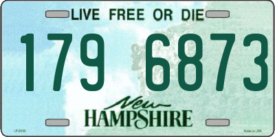 NH license plate 1796873