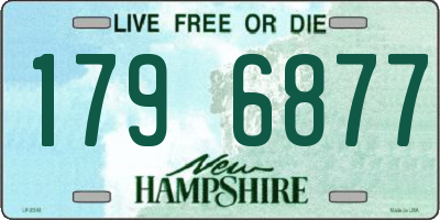 NH license plate 1796877