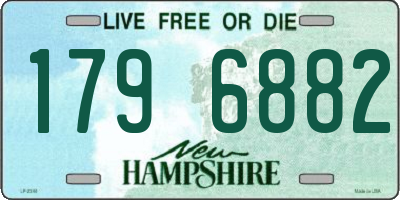 NH license plate 1796882