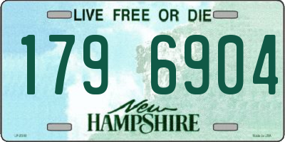 NH license plate 1796904