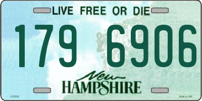 NH license plate 1796906