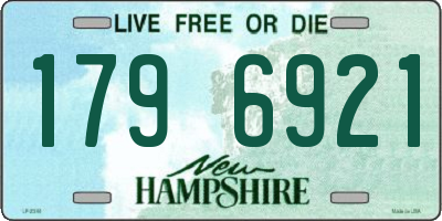 NH license plate 1796921