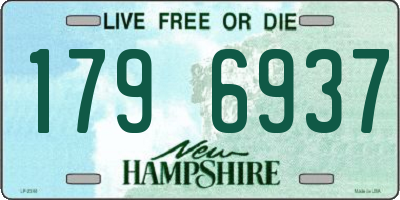 NH license plate 1796937
